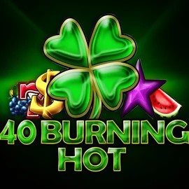 40 Burning Hot slot visual from Amusnet Interactive available on casino-jokery.org