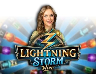 Lightning Storm slot logo by Evolution at Jokery Casino