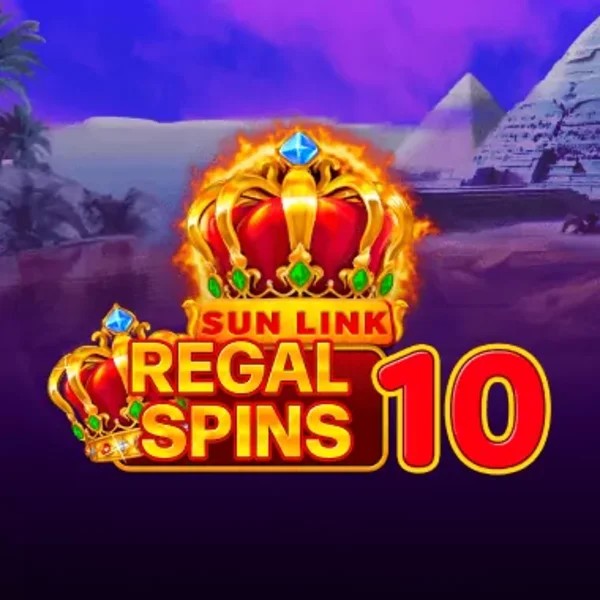 Regal Spins 10 logo by PatePlay at Jokery Casino