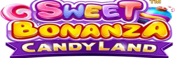 Sweet Bonanza Candy Land Live online game logo by Pragmatic Play on casino-jokery.org