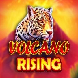 Volcano Rising slot logo by RubyPlay at Jokery Casino